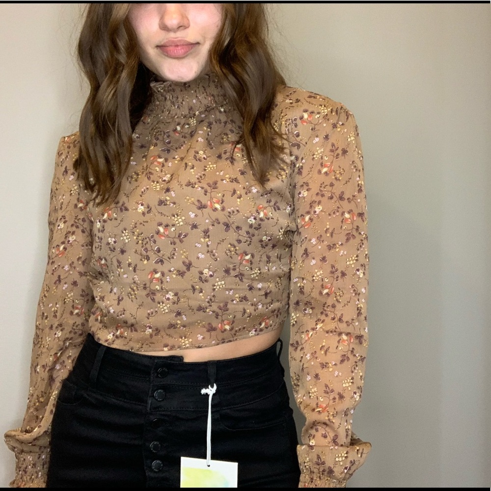Blouse crop top
